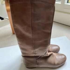 Chloé Saturnia Calf Knee High Flat Boots